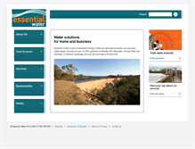 Tablet Screenshot of essentialwater.com.au